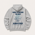 GREY CORAL HOODIE
