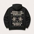BLACK PALM TREES HOODIE