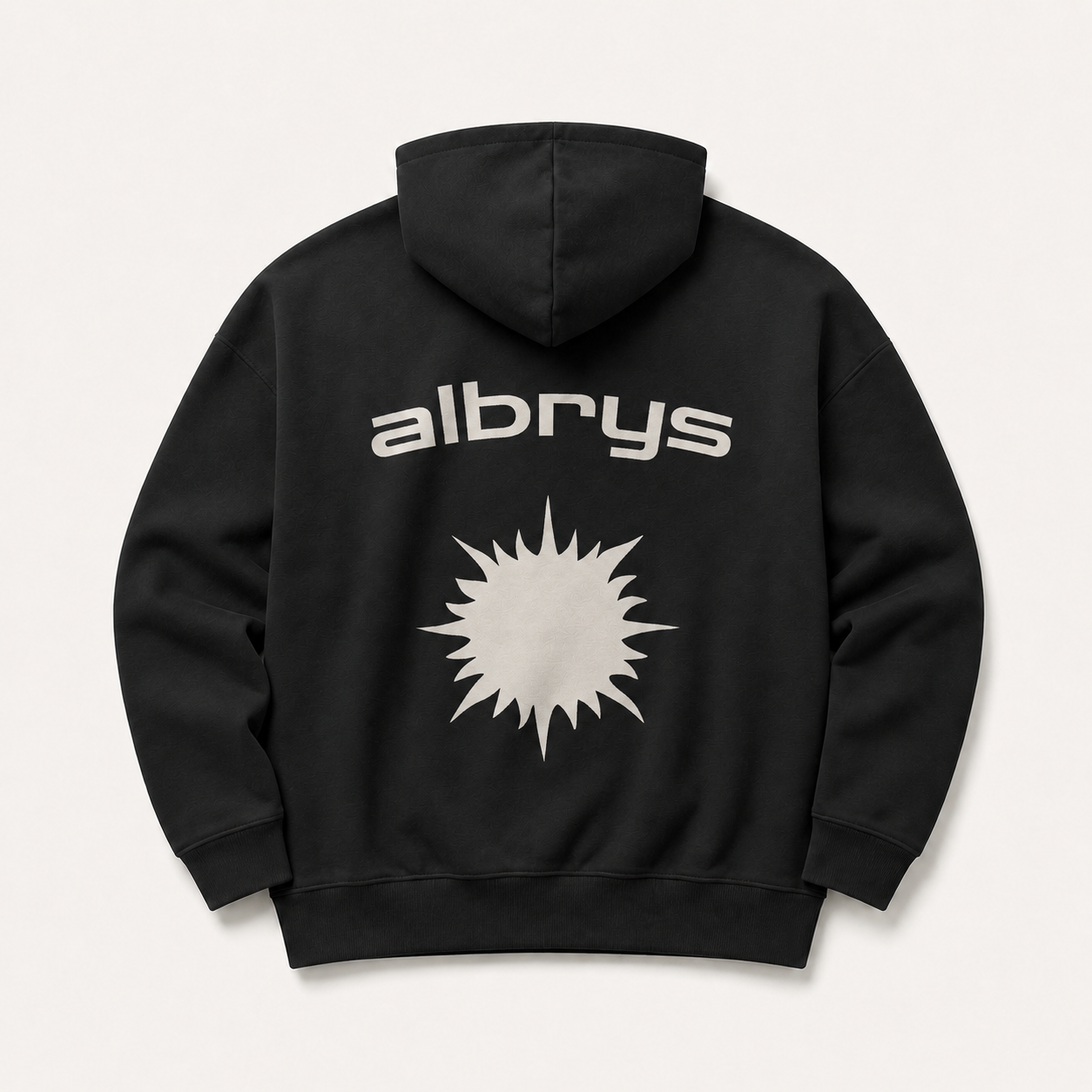 BLACK MEDITERRANEAN SUN HOODIE