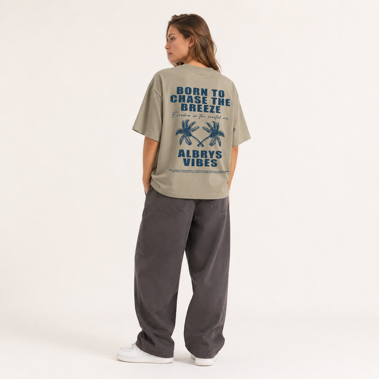 STONE PALM TREES TEE