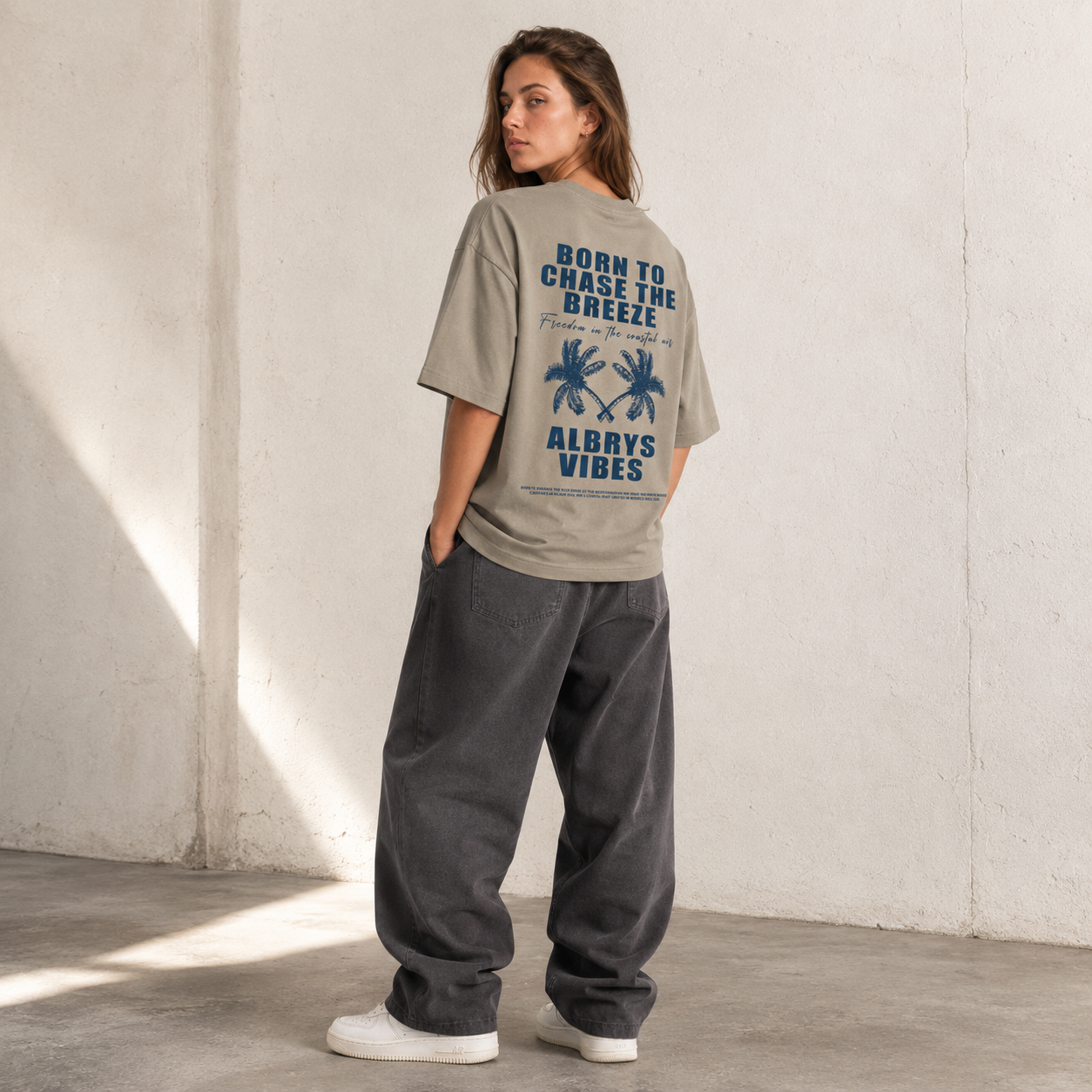 STONE PALM TREES TEE
