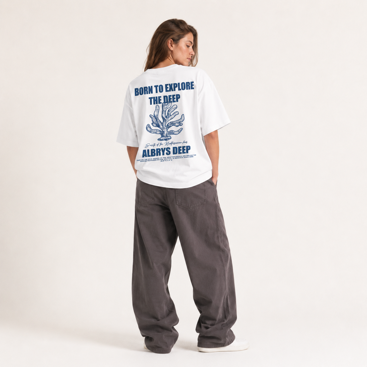 WHITE CORAL TEE