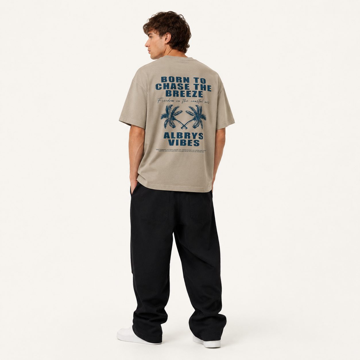 STONE PALM TREES TEE