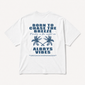 WHITE PALM TREES TEE